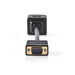 Nedis VGA Cable - VGA Male, 2x VGA Female, Gold Plated, Black - Polybag