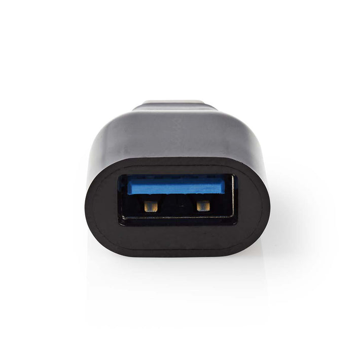 Nedis USB Adapter - USB 3.2 Gen 1, USB-C Male, USB-A Female, Black - Polybag