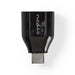 Nedis USB Adapter - USB 3.2 Gen 1, USB-C Male, USB-A Female, Black - Polybag