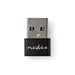 Nedis USB Adapter - USB 2.0, USB-A Male, USB-C Female, Black - Polybag