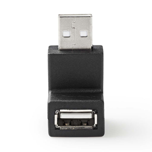 Nedis USB-A Adapter - USB 2.0, USB-A Male, USB-A Female, Black - Box