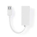 Nedis USB Adapter - USB 3.2 Gen 1, USB-A Male, RJ45 Female, White - Polybag