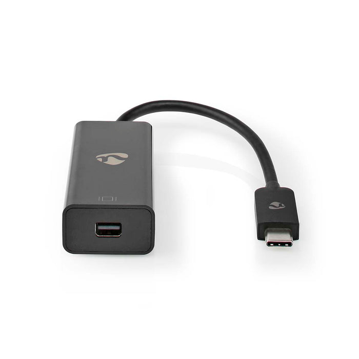 Nedis USB Adapter - USB 3.2 Gen 1, USB-C Male, Mini DisplayPort Female, Black - Polybag