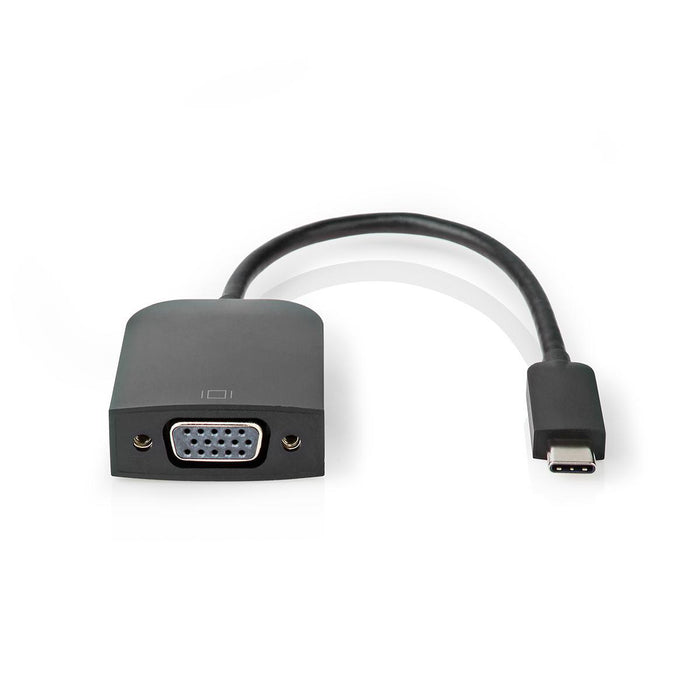 Nedis USB Adapter - USB 3.2 Gen 1, USB-C Male, VGA Female, Black - Polybag