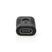 Nedis USB Adapter - USB 3.2 Gen 2, USB-C Female, USB-C Female, Black - Polybag