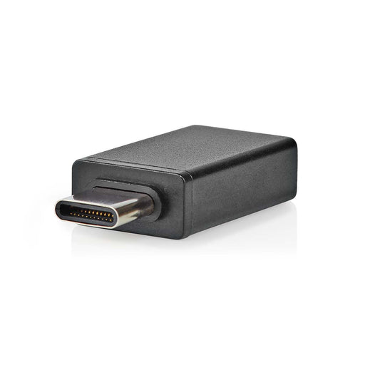 Nedis USB Adapter - USB 3.2 Gen 1, USB-C Male, USB-A Female, Black - Envelope