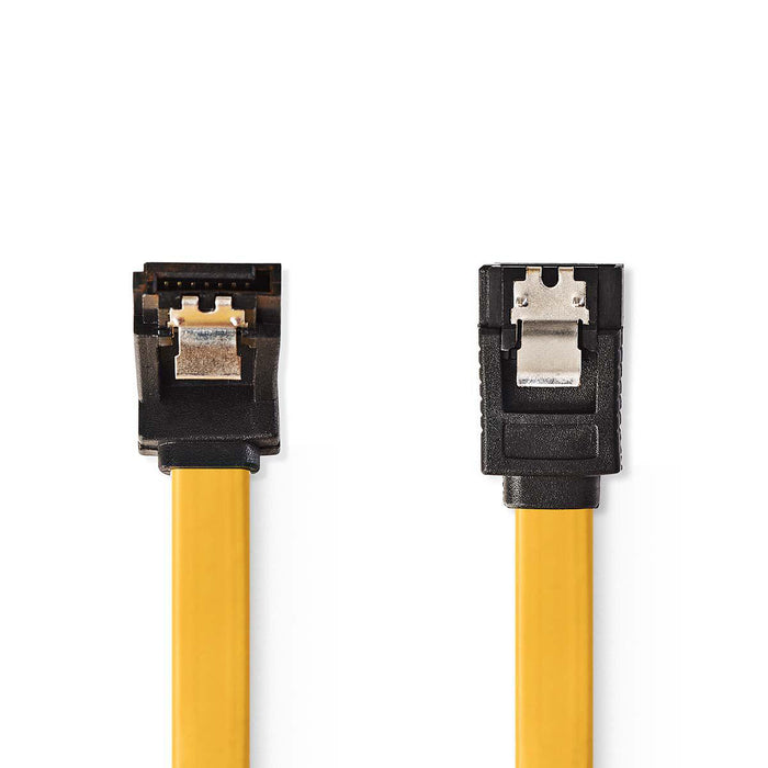 Nedis SATA Cable - 6 Gbps, SATA 7-Pin Female, SATA 7-Pin Female, Yellow - Polybag