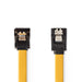 Nedis SATA Cable - 6 Gbps, SATA 7-Pin Female, SATA 7-Pin Female, Yellow - Polybag