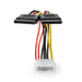 Nedis Internal Power cable - Molex Male, 2x SATA 15-Pin Female, Gold Plated, Multi Colour - Envelope