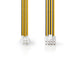 Nedis Internal Power cable - EPS 8-Pin Male, P4 Female, Gold Plated, Black / Yellow - Envelope