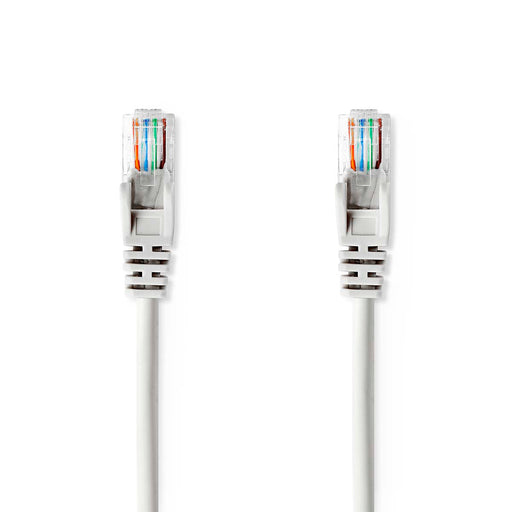 Nedis CAT5e Cable - U/UTP, RJ45 Male, RJ45 Male, Grey - Polybag