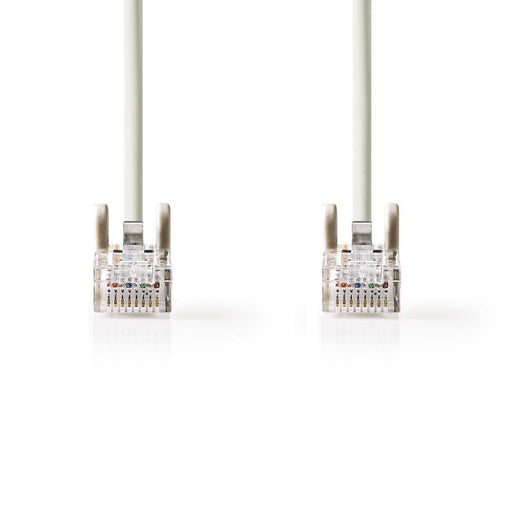 Nedis CAT5e Cable - U/UTP, RJ45 Male, RJ45 Male, Grey - Polybag