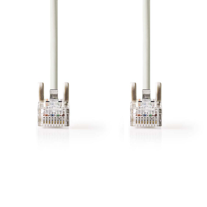 Nedis CAT5e Cable - U/UTP, RJ45 Male, RJ45 Male, Grey - Envelope