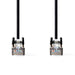 Nedis CAT5e Cable - SF/UTP, RJ45 Male, RJ45 Male, Black - Polybag