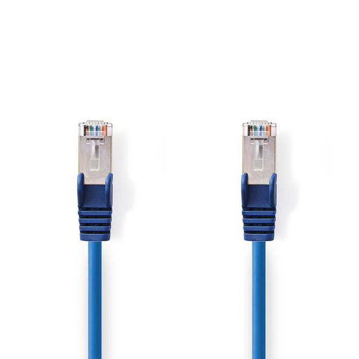 Nedis CAT5e Cable - SF/UTP, RJ45 Male, RJ45 Male, Blue - Envelope