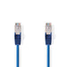 Nedis CAT5e Cable - SF/UTP, RJ45 Male, RJ45 Male, Blue - Polybag