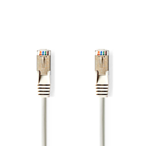 Nedis CAT5e Cable - SF/UTP, RJ45 Male, RJ45 Male, Grey - Envelope