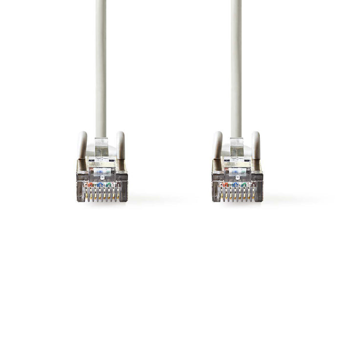 Nedis CAT5e Cable - SF/UTP, RJ45 Male, RJ45 Male, Grey - Polybag