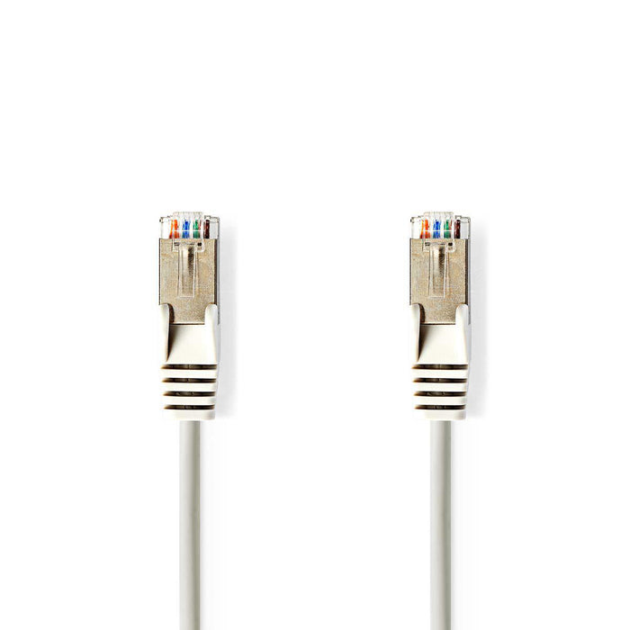 Nedis CAT5e Cable - SF/UTP, RJ45 Male, RJ45 Male, Grey - Polybag