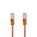 Nedis CAT5e Cable - SF/UTP, RJ45 Male, RJ45 Male, Orange - Polybag