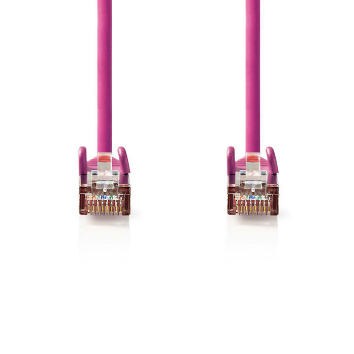 Nedis CAT5e Cable - SF/UTP, RJ45 Male, RJ45 Male, Pink - Polybag