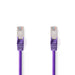 Nedis CAT5e Cable - SF/UTP, RJ45 Male, RJ45 Male, Violet - Polybag