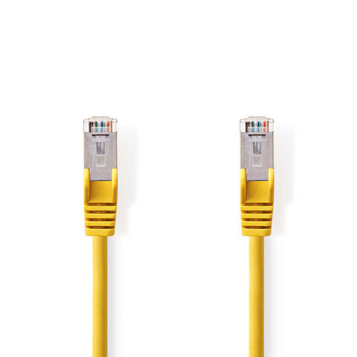 Nedis CAT5e Cable - SF/UTP, RJ45 Male, RJ45 Male, Yellow - Polybag