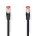 Nedis CAT6 Cable - RJ45 Male, RJ45 Male, S/FTP, Black - Polybag