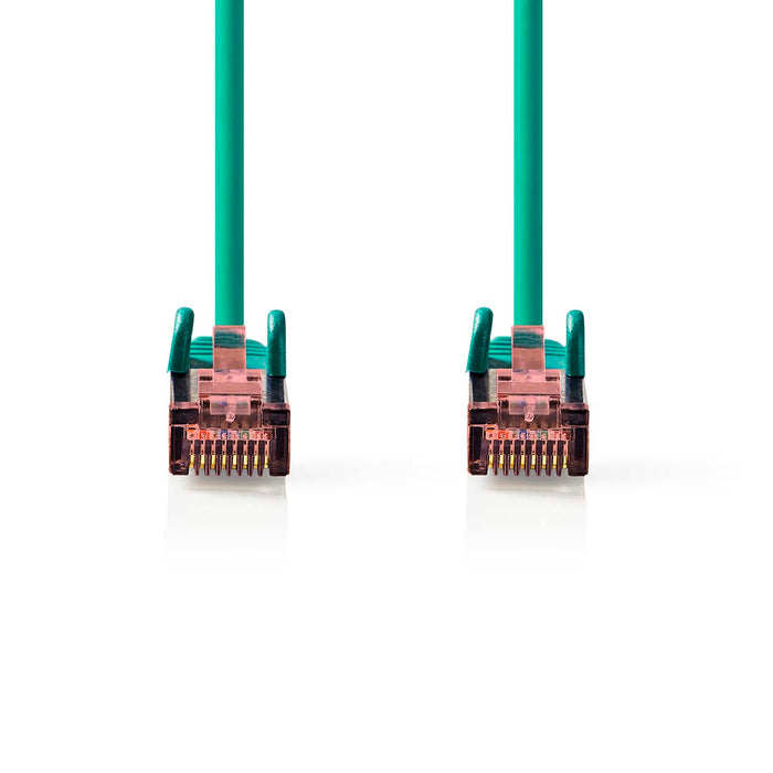 Nedis CAT6 Cable - RJ45 Male, RJ45 Male, S/FTP, Green - Polybag