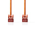 Nedis CAT6 Cable - RJ45 Male, RJ45 Male, S/FTP, Orange - Envelope