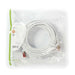 Nedis CAT6 Cable - RJ45 Male, RJ45 Male, S/FTP, White - Polybag