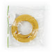 Nedis CAT6 Cable - RJ45 Male, RJ45 Male, S/FTP, Yellow - Polybag