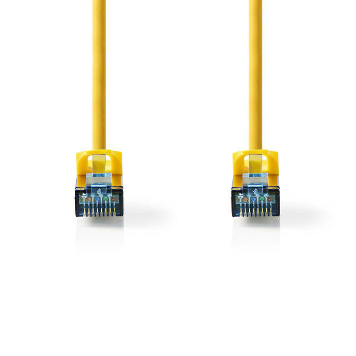 Nedis CAT6a Cable - SF/UTP, RJ45 Male, RJ45 Male, Yellow - Polybag