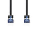 Nedis CAT6a Cable - S/FTP, RJ45 Male, RJ45 Male, Black - Polybag