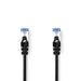 Nedis CAT6a Cable - S/FTP, RJ45 Male, RJ45 Male, Black - Polybag