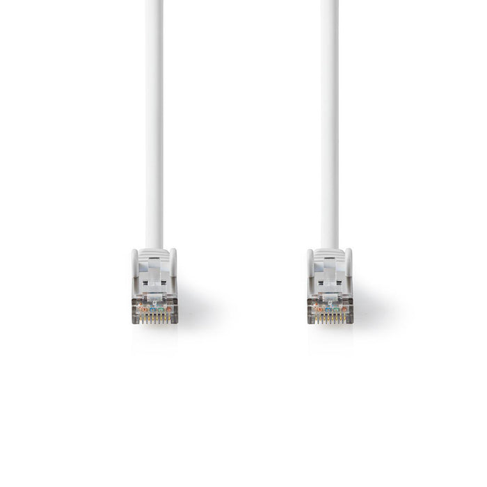 Nedis Cat 8.1 Cable - S/FTP, RJ45 Male, RJ45 Male, White - Envelope