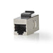 Nedis Network Coupler - CAT6a / CAT7, Shielded, RJ45 Female, Metal - Envelope