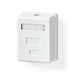 Nedis Network Wall Box - On-Wall, 1 port(s), UTP CAT6, White - Envelope