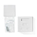 Nedis Network Wall Box - On-Wall, 2 port(s), STP CAT6, White - Envelope