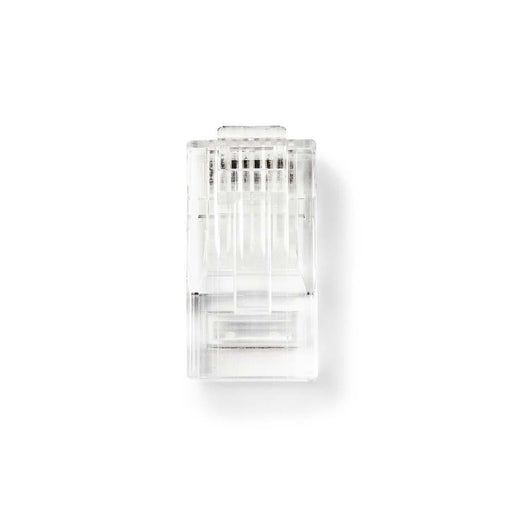 Nedis RJ45 Connector - Male, Solid UTP CAT5, Straight, Transparent - Envelope