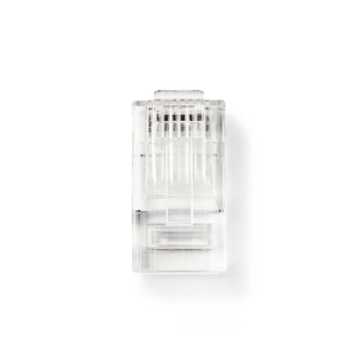 Nedis RJ45 Connector - Male, UTP CAT5, Straight, Transparent - Polybag