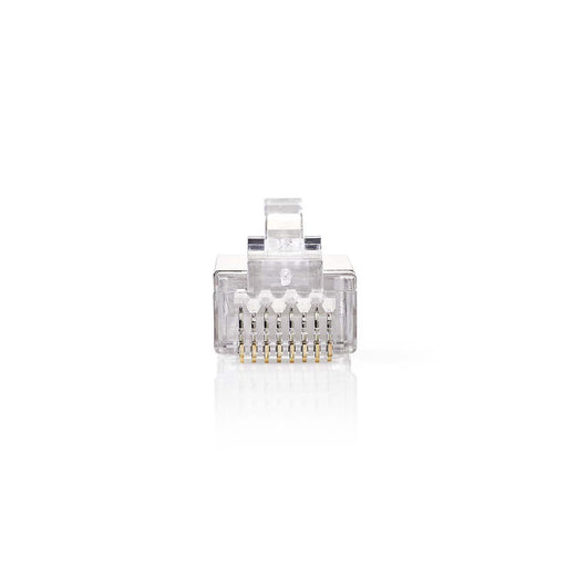 Nedis RJ45 Connector - Male, Solid U/FTP CAT5, Straight, Transparent - Polybag