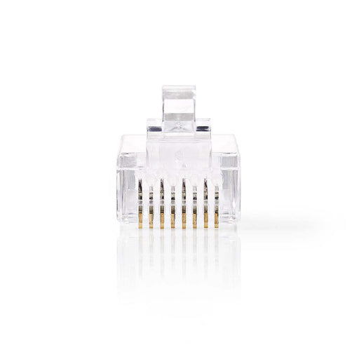 Nedis RJ45 Connector - Male, Stranded UTP CAT6, Straight, Transparent - Envelope