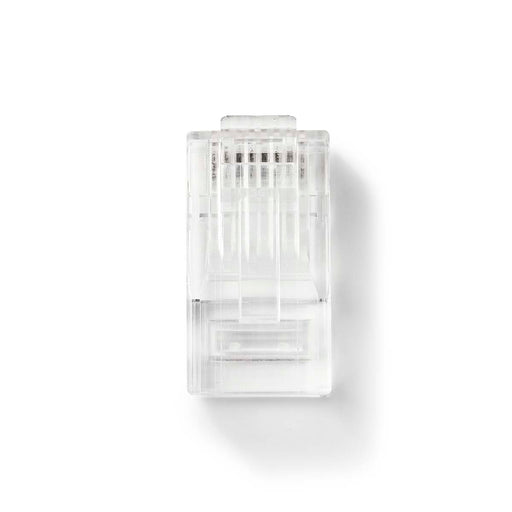 Nedis RJ45 Connector - RJ45 Pass Through, Stranded UTP CAT5, Straight, Transparent - Polybag