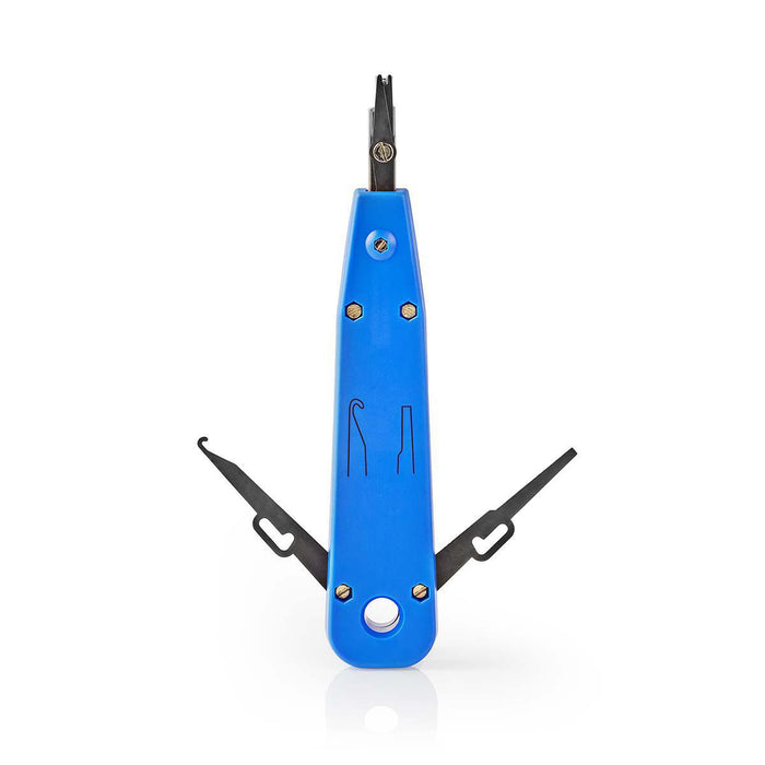 Nedis Pullers and Extractors - Suitable for: All Telecom Wiring / LSA Punch Tool / LSA Strips - Blue, 