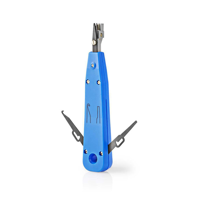 Nedis Pullers and Extractors - Suitable for: All Telecom Wiring / LSA Punch Tool / LSA Strips - Blue, 