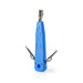 Nedis Pullers and Extractors - Suitable for: All Telecom Wiring / LSA Punch Tool / LSA Strips - Blue, 