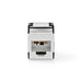 Nedis Keystone - CAT6a, RJ45 Female, U/UTP, ABS - Envelope