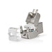 Nedis Keystone - CAT6, RJ45 Female, S/FTP, Metal - Envelope