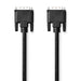 Nedis DVI Cable - DVI-D 24+1-Pin Male, DVI-D 24+1-Pin Male, 1080p, Black - Tag